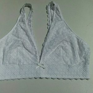 White Lace Bra